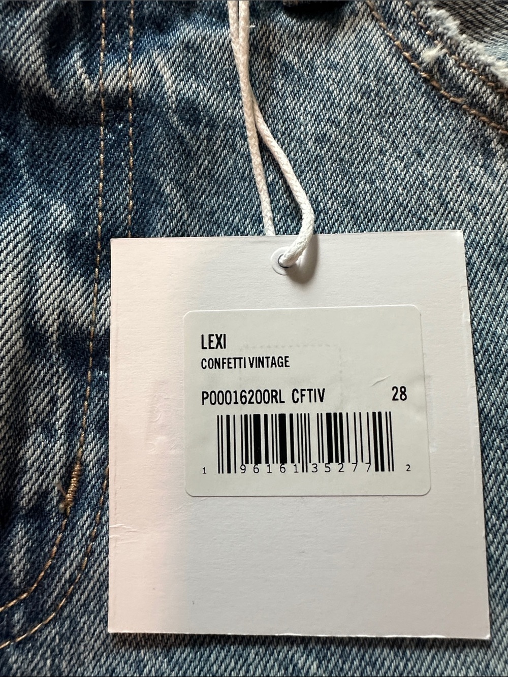 Pistola Light Blue Mid-Rise Jeans with Heart Embroidery Brand New size 28 - Picture 2 of 13